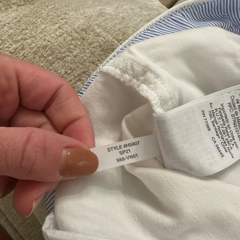 J. Crew White 5" Stretch Chino Short - Picture 5 of 5
